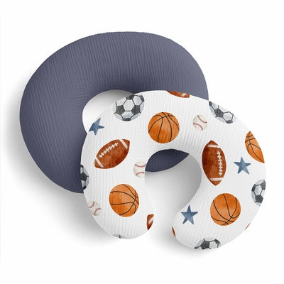 2 Pack Muslin Nursing Pillow Covers