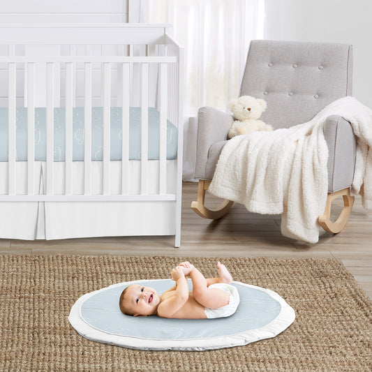 Airplane Red and Blue Collection Playmat - Cloud Print