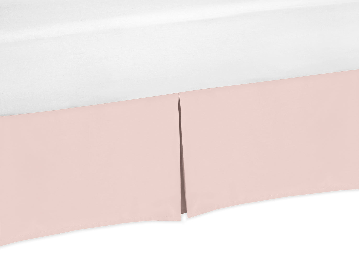 Blush Pink Crib Bed Skirt