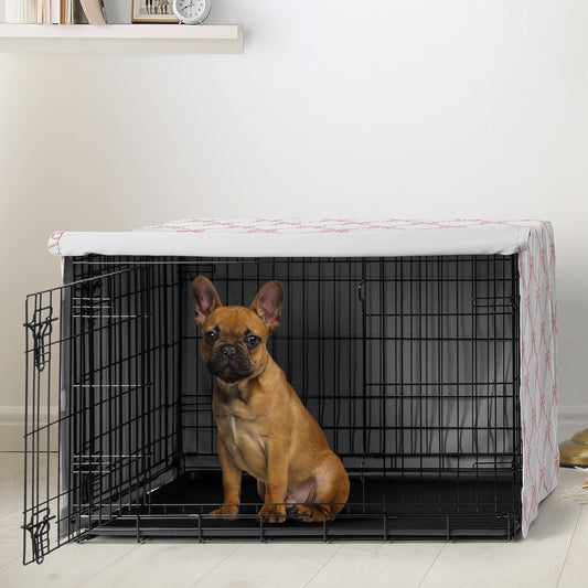 Ballerina and Ballet Bows Collection Dog Crate Kennel Cover 30in.