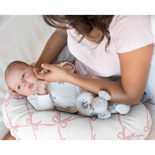 Ballerina and Ballet Bows Collection Nursing Breastfeeding Pillow Cover