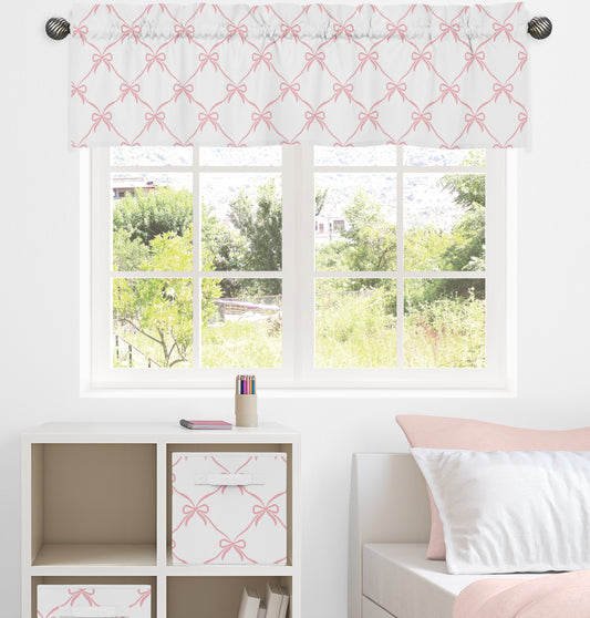 Ballerina and Ballet Bows Collection Window Valance