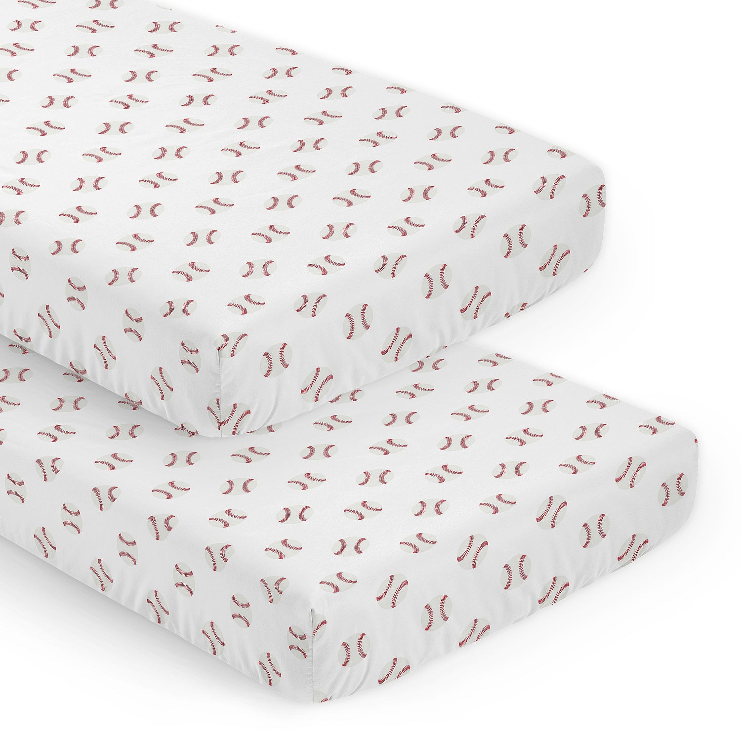 Baseball Patch Collection 2 Pack Crib Sheets