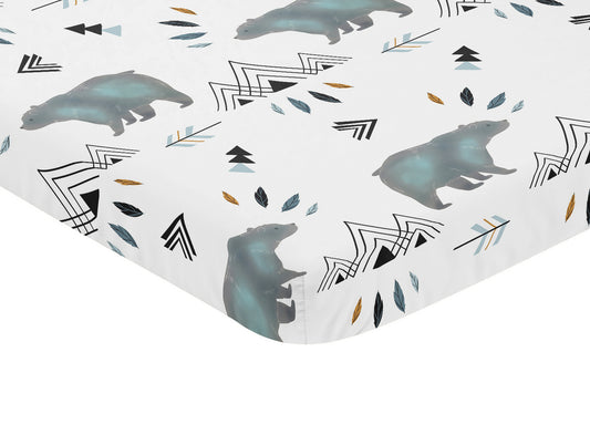 Bear Mountain Collection Mini Crib Sheet