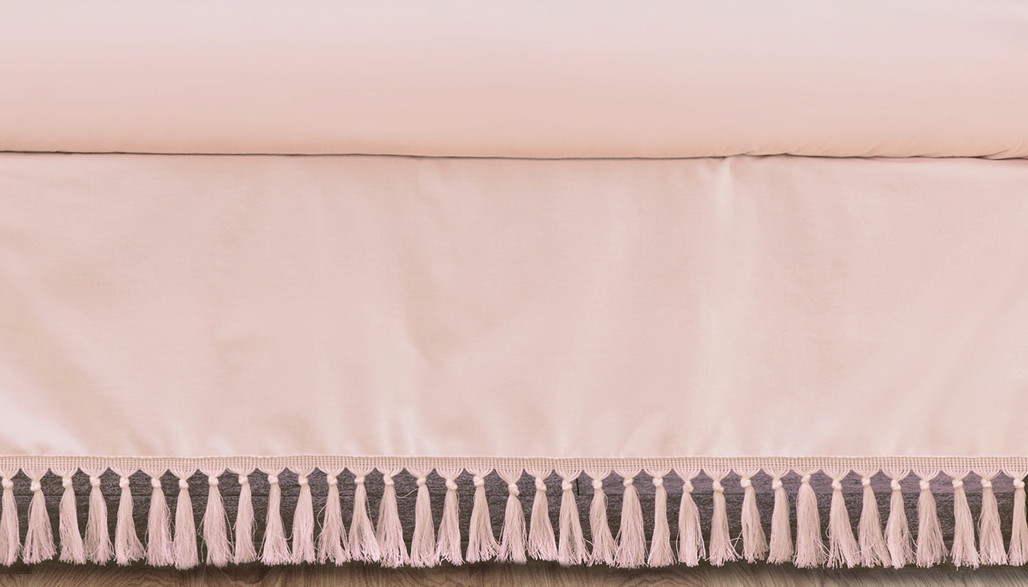 Bohemian Pink Collection Crib Bed Skirt