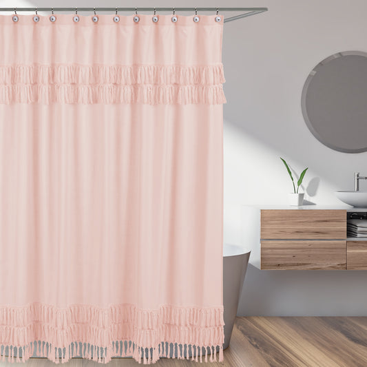Bohemian Pink Collection Shower Curtain