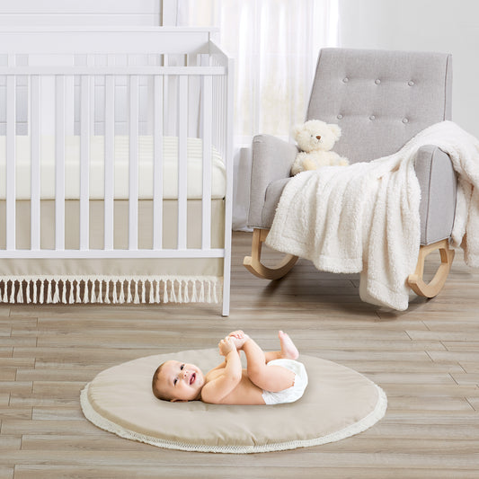 Boho Fringe Linen Collection Playmat