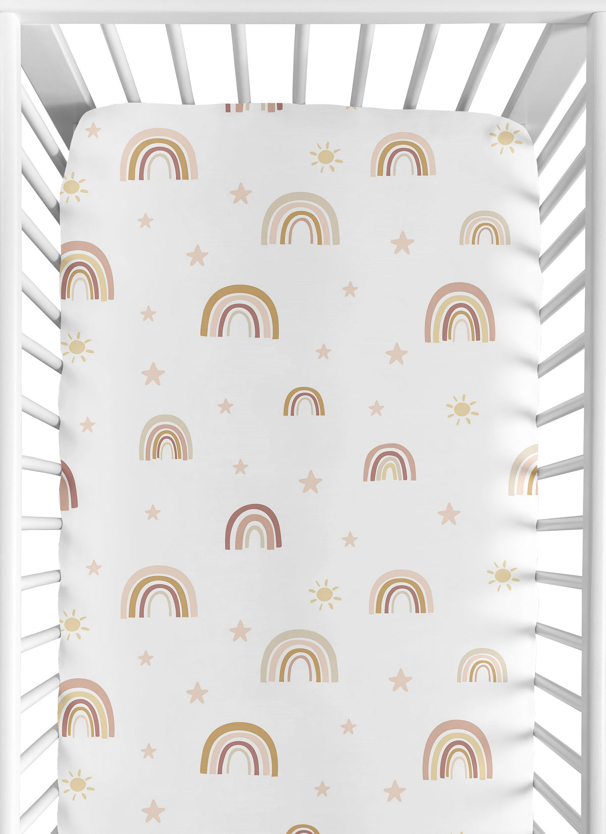 Boho Rainbow Collection Crib Sheet