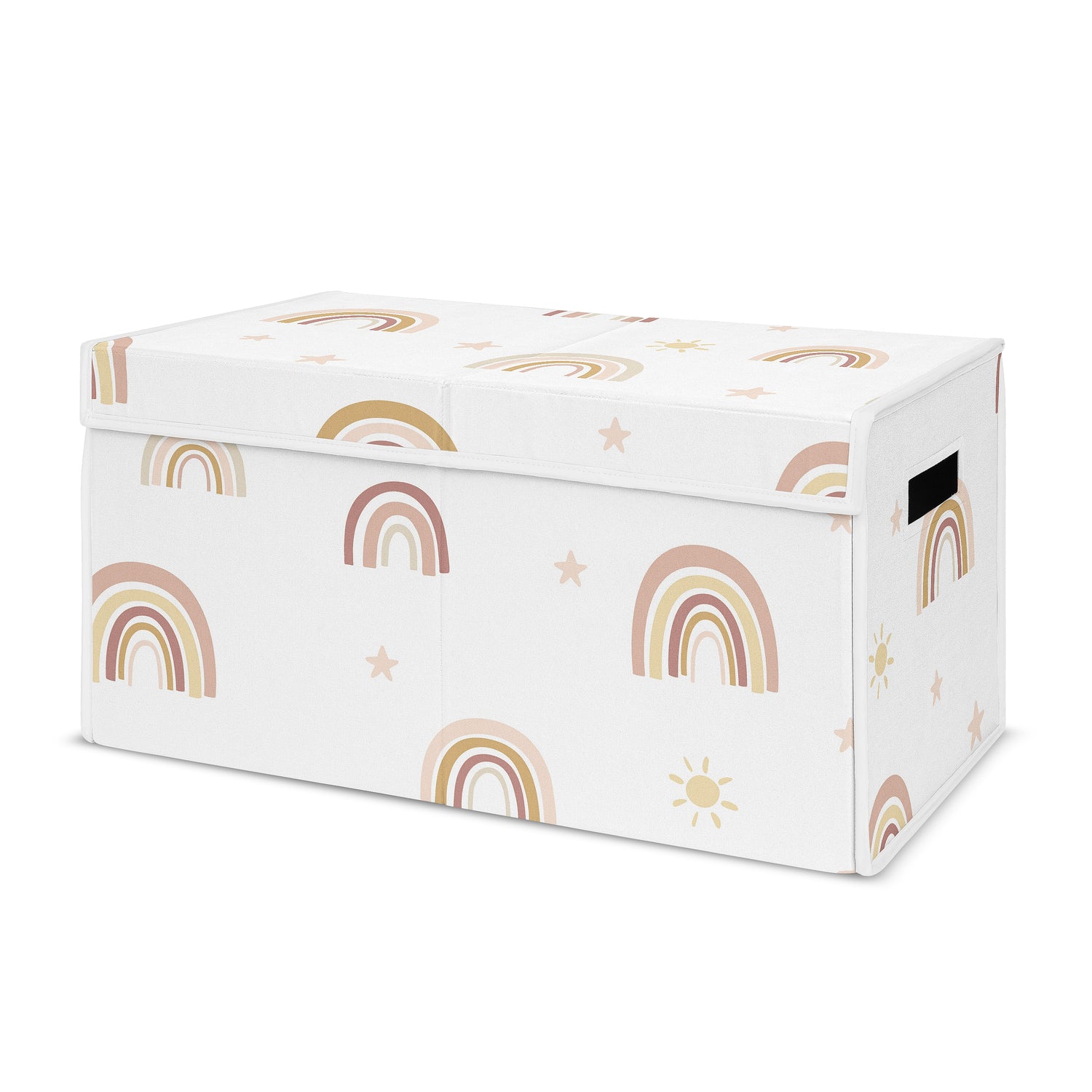 Boho Rainbow Collection Fabric Toy Bin Storage
