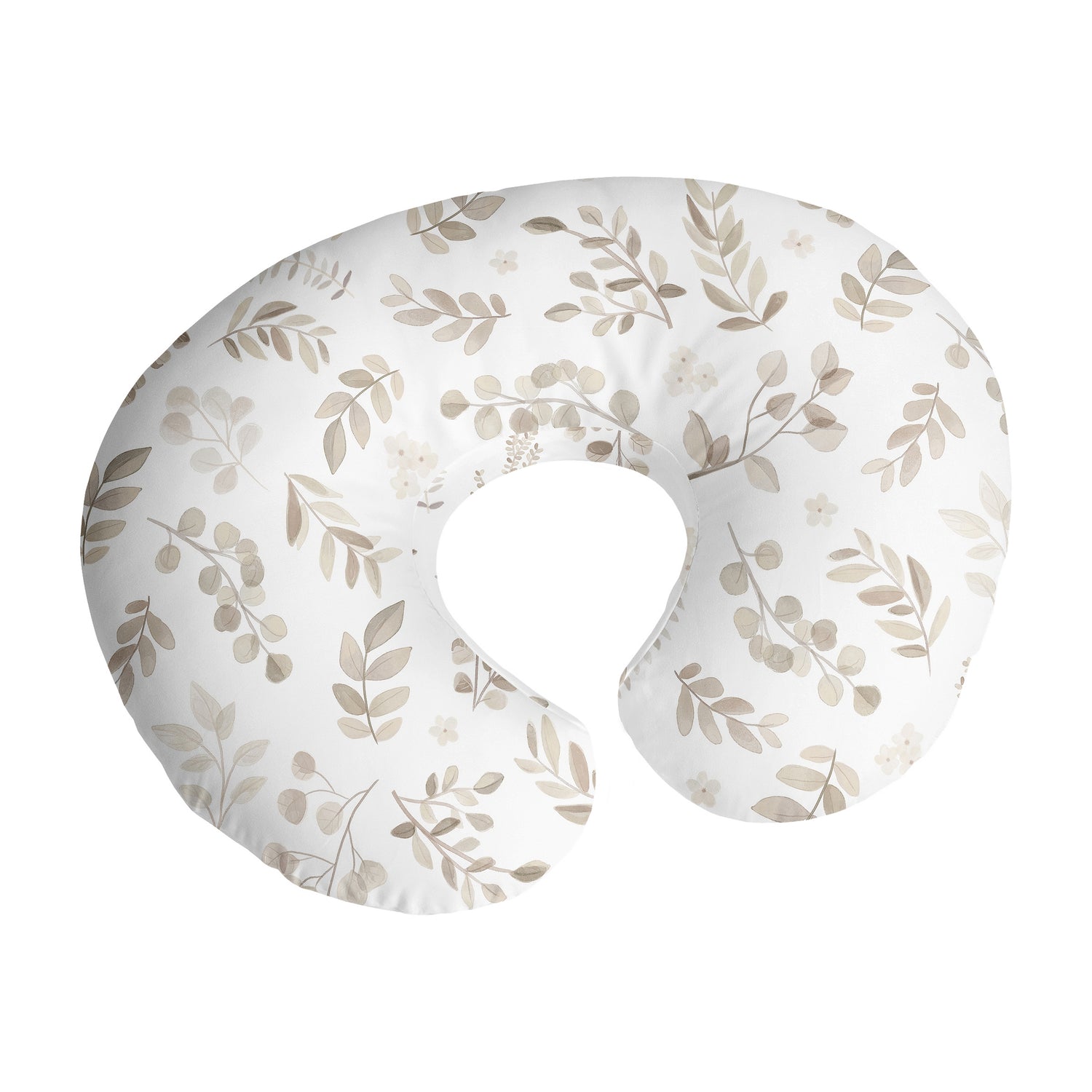 Botanical Taupe Collection Nursing Breastfeeding Pillow Cover