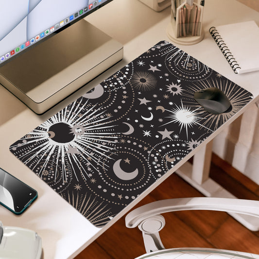 Celestial Black Collection Large Mouse Pad Desk Mat