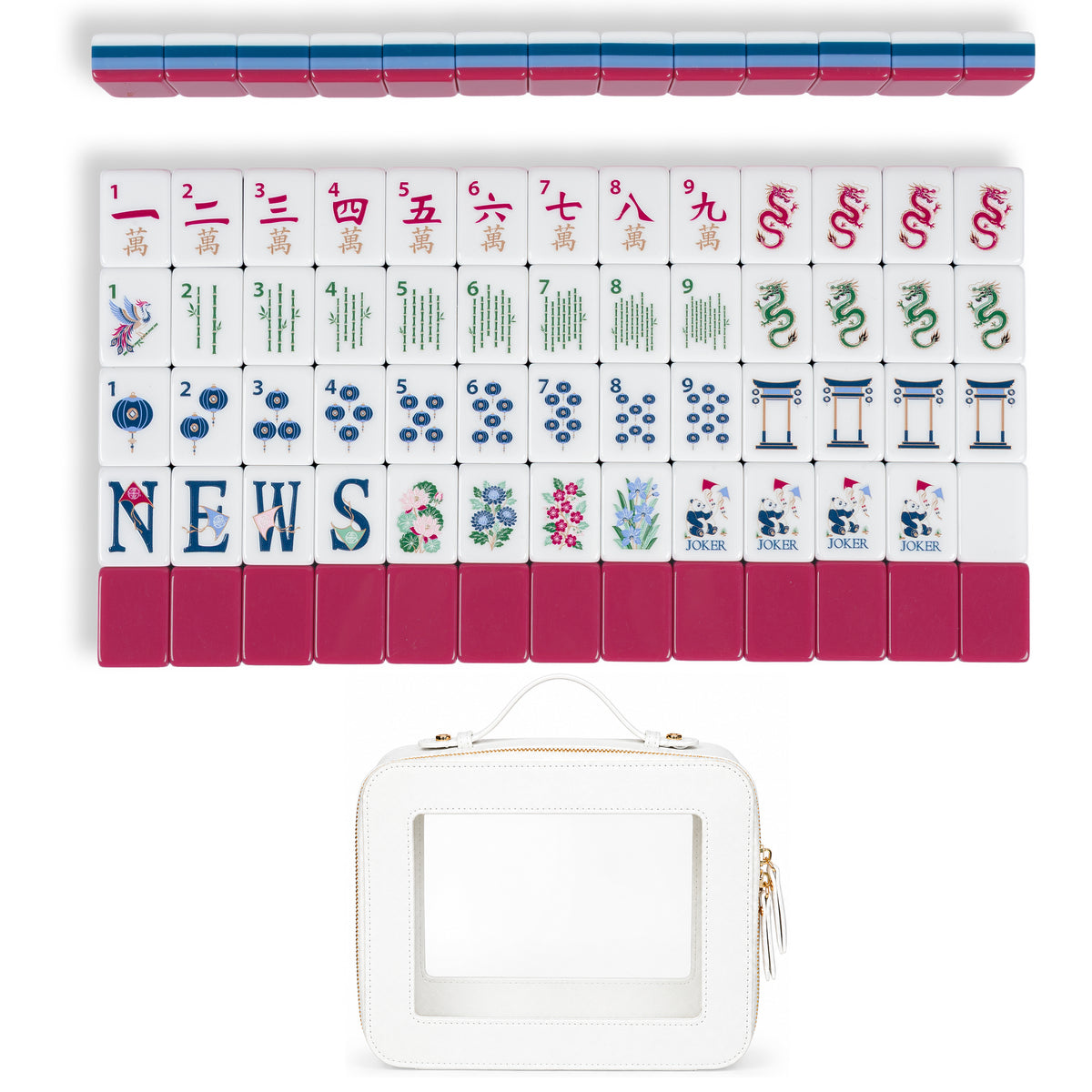 Pink Community Collection American Mahjong Tile Set (160pc)