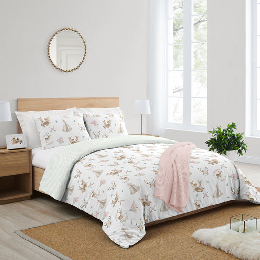 Deer Floral Collection Full/Queen Bedding
