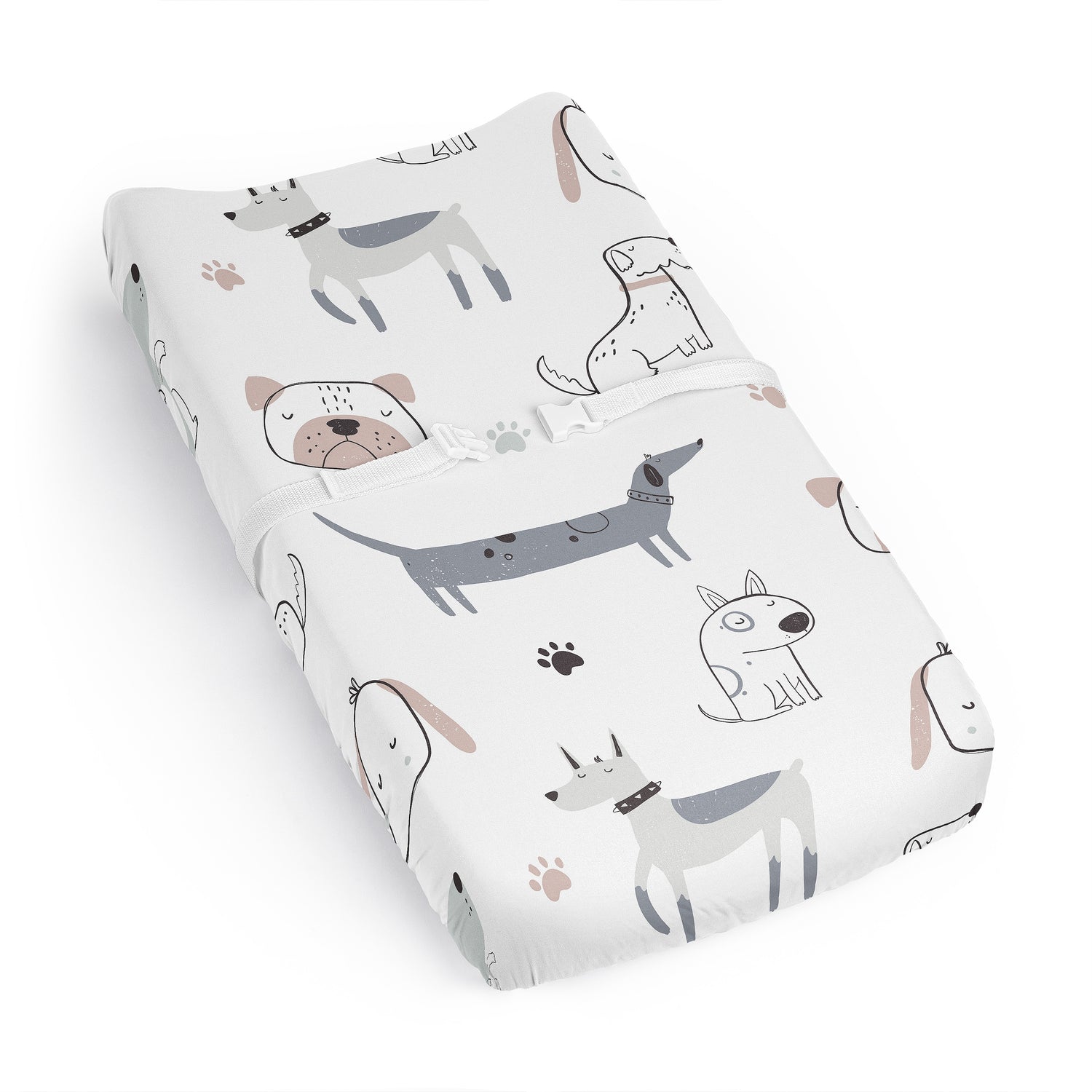 Cartoon Puppy Collection Changing Pad Cover Sheet