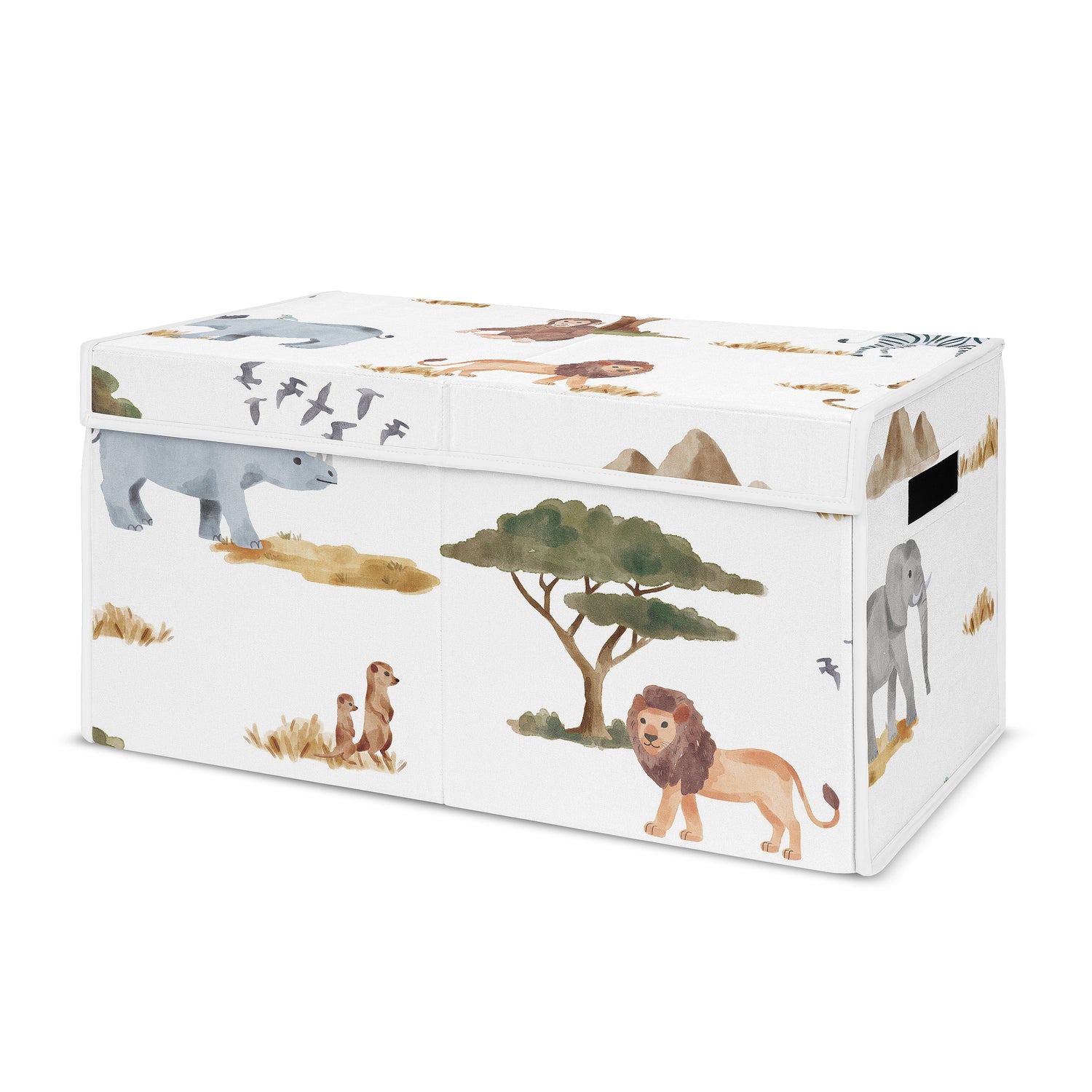 Jungle Collection Fabric Toy Bin Storage