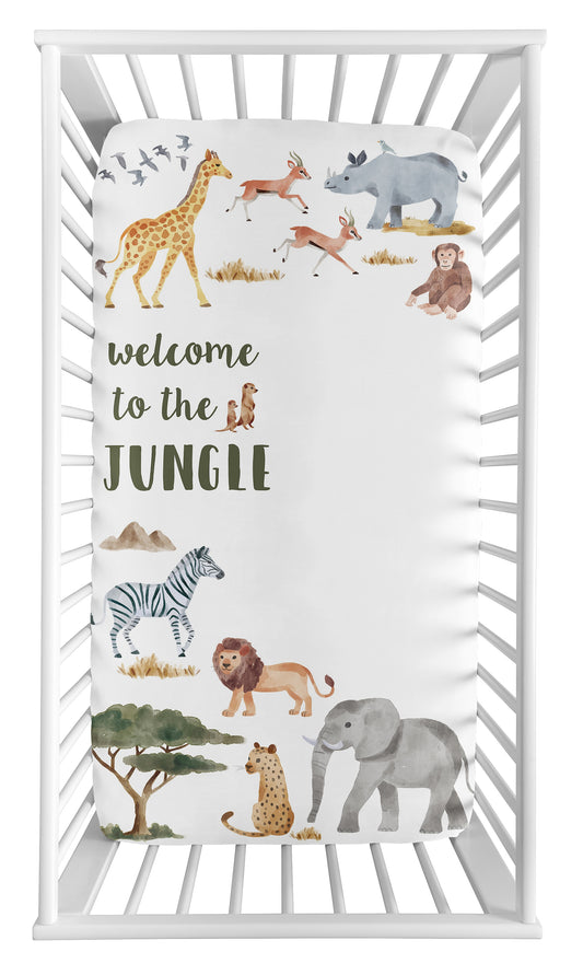 Jungle Collection Photo Op Crib Sheet
