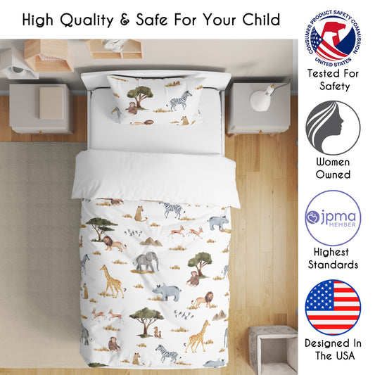 Jungle Collection Toddler Bedding