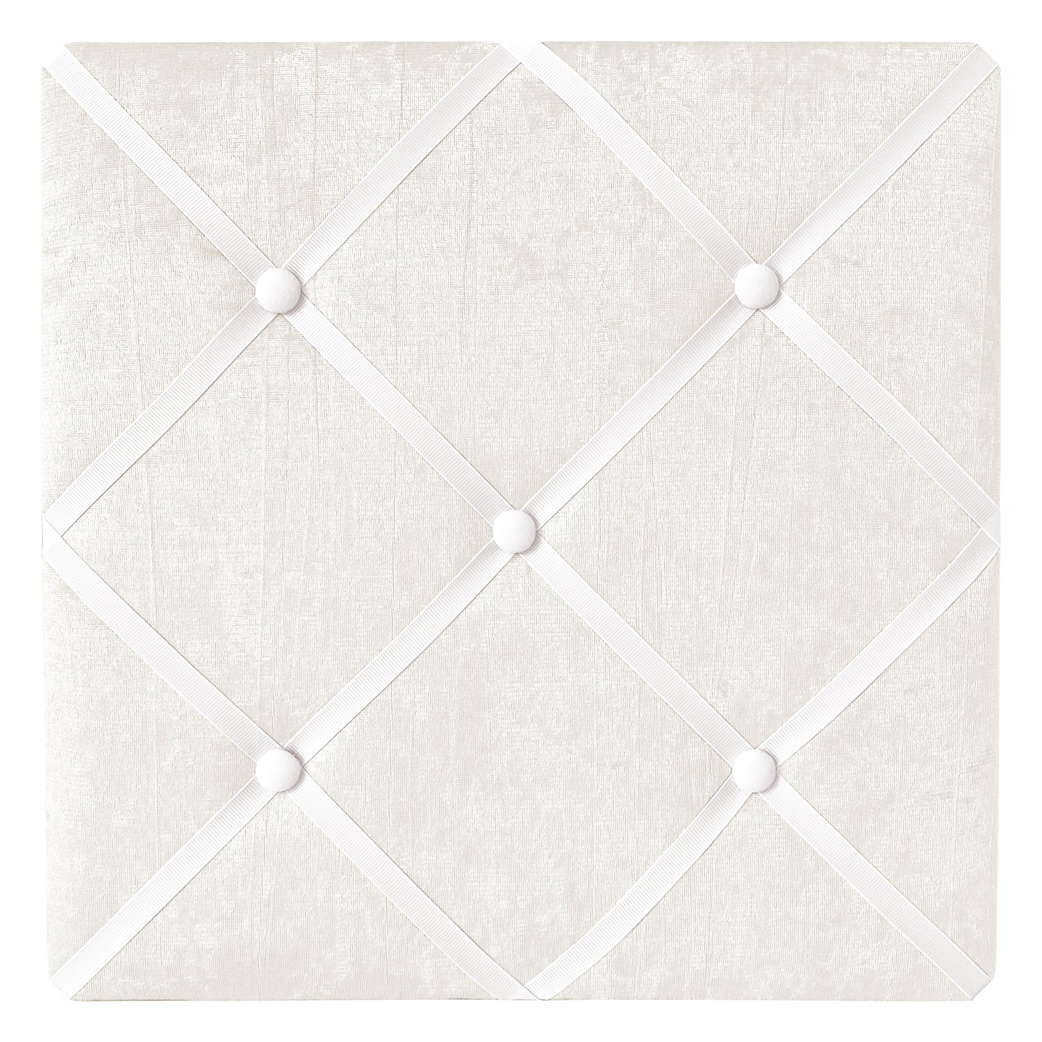 Lace White Collection Fabric Memo Board