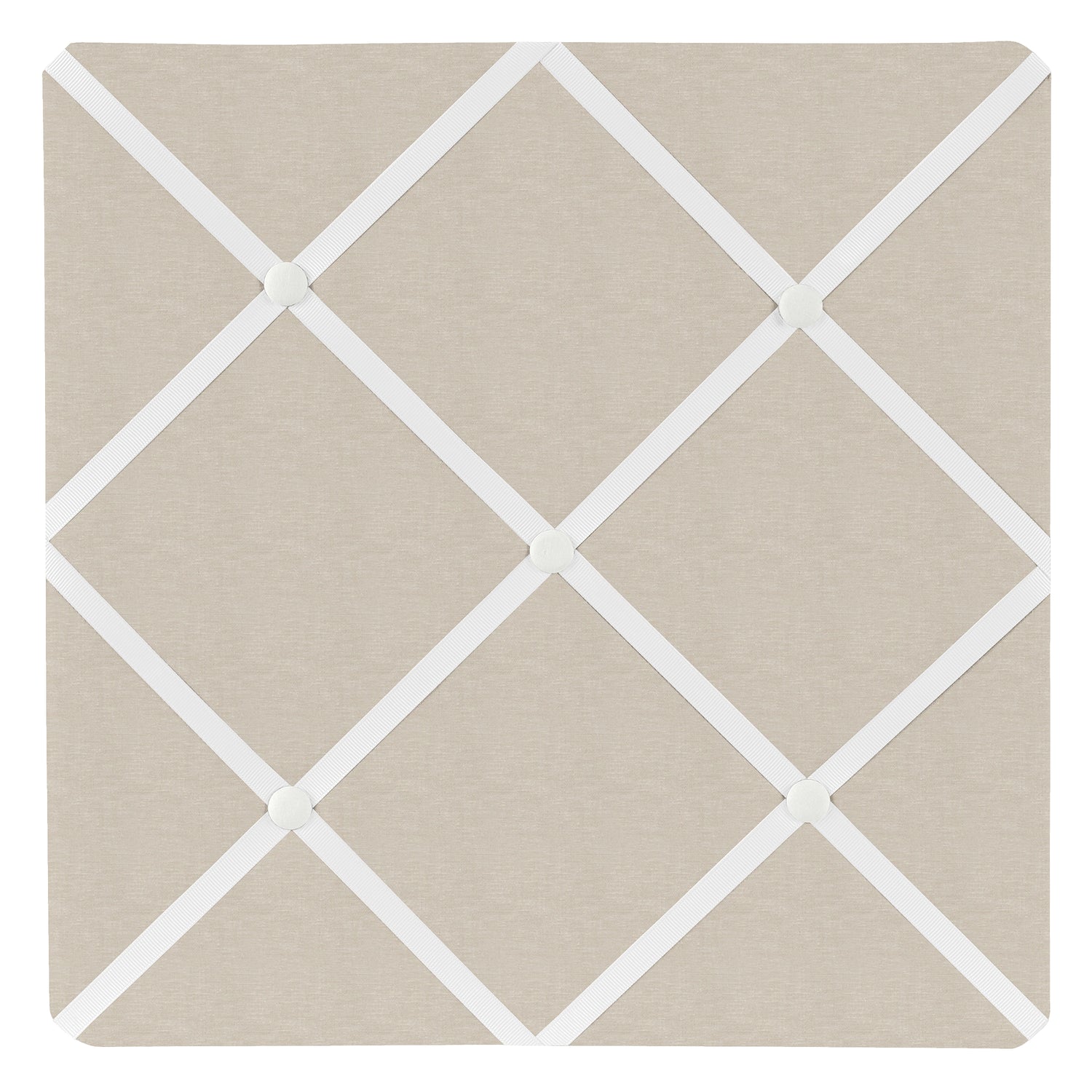 Botanical Leaf Linen Collection Fabric Memo Board