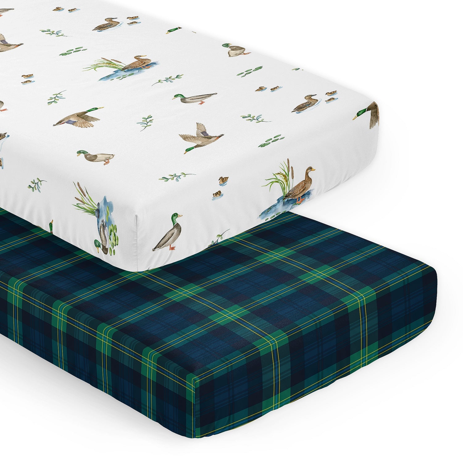 Mallard Duck Collection 2 Pack Crib Sheets