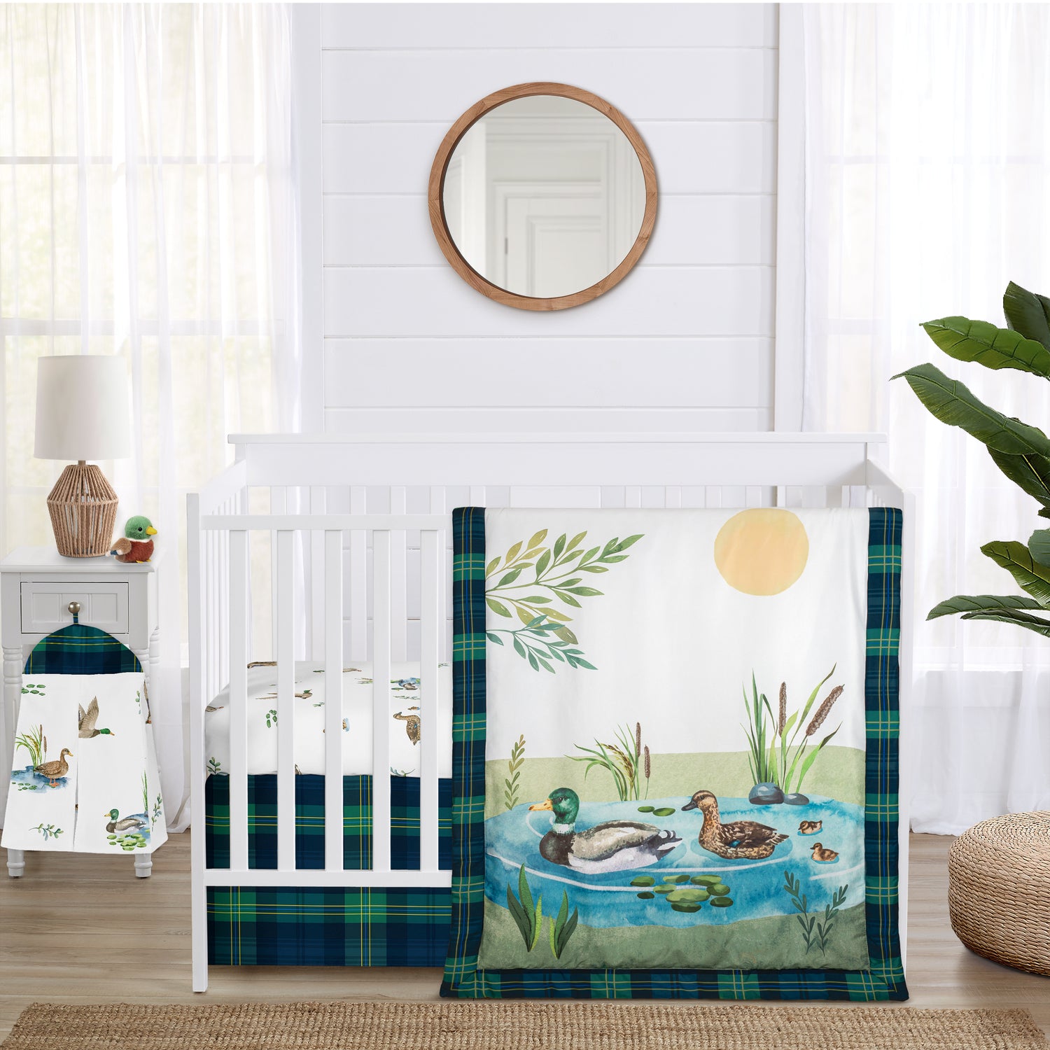 Mallard Duck Collection 4 Piece Crib Bedding
