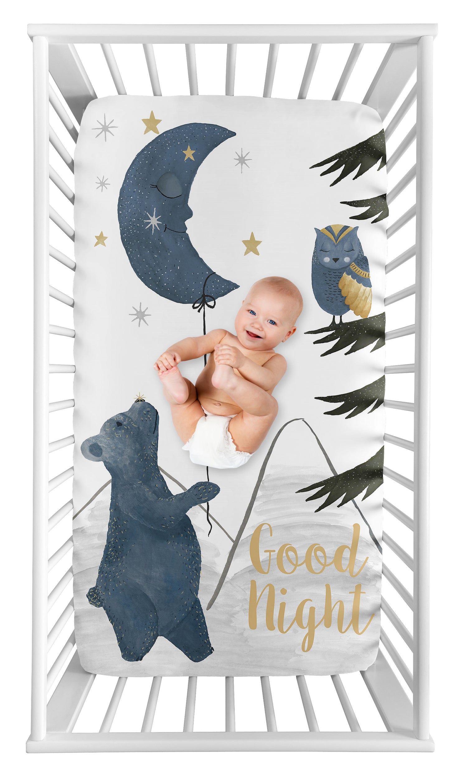 Moon Bear Collection Photo Op Crib Sheet
