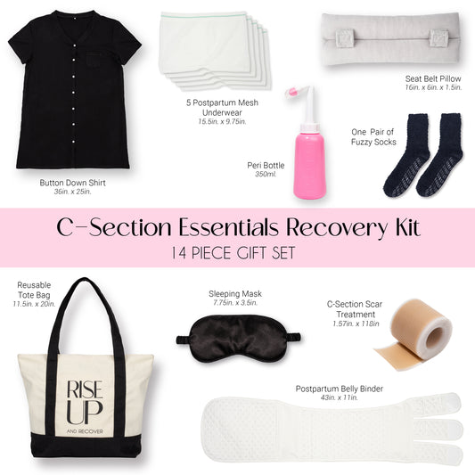 C Section Recovery Postpartum Essentials Kit Pregnancy Must Haves Baby Shower Gifts for Mom