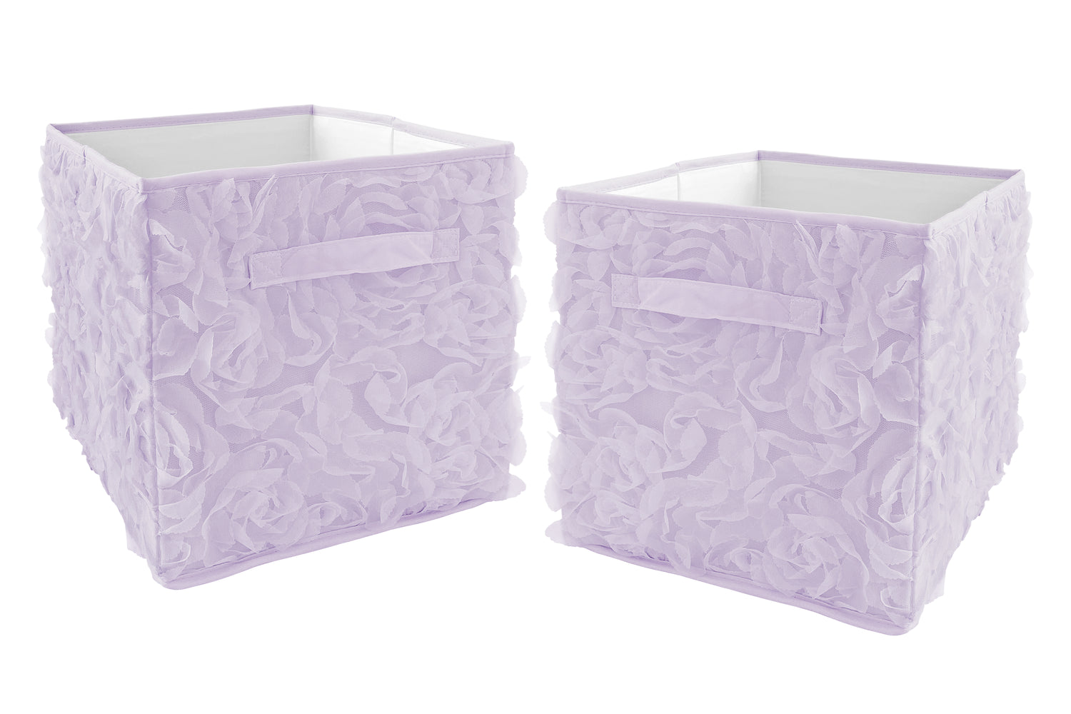 Rose Lavender Collection Foldable Fabric Storage Bins