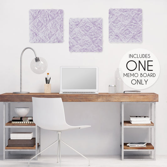 Rose Lavender Collection Fabric Memo Board