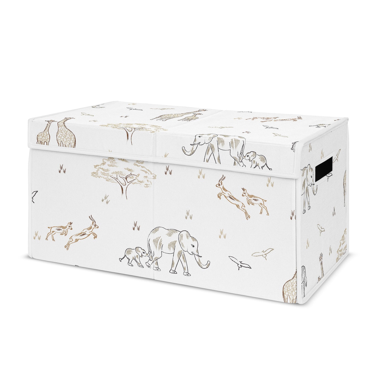 Serengeti Animals Collection Fabric Toy Bin Storage