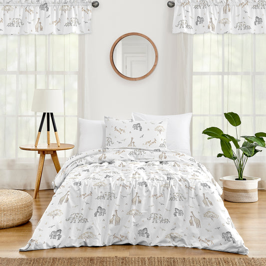 Serengeti Animals Collection Twin Bedding
