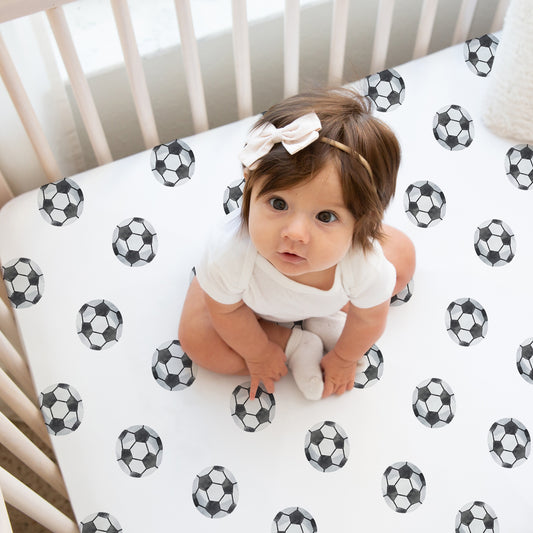 Watercolor Sports Theme Collection 3 Pack Crib Sheets