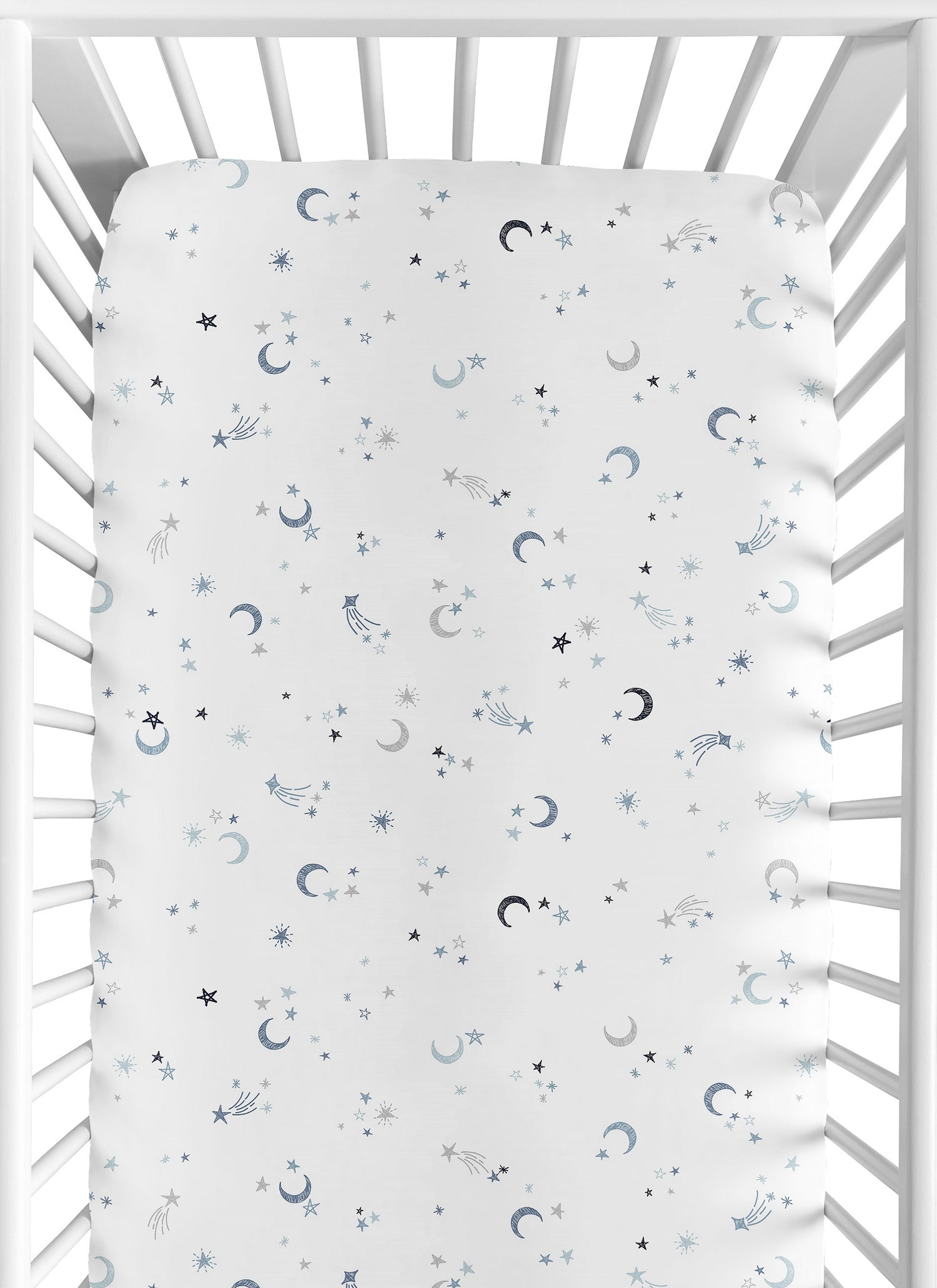 Star and Moons Celestial Collection Crib Sheet