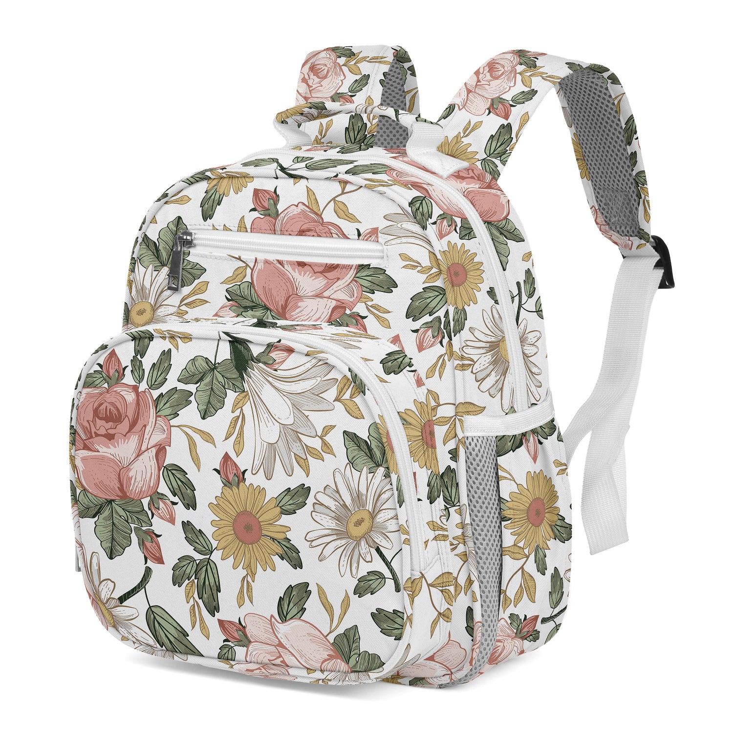 Vintage Floral Collection Small Toddler Backpack