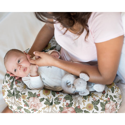 Vintage Floral Collection Nursing Breastfeeding Pillow Cover