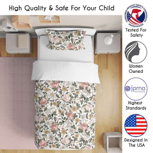 Vintage Floral Collection Toddler Bedding