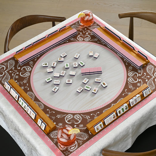 Boho Western Cowgirl Collection Mahjong Mat for Table - Shipped Rolled