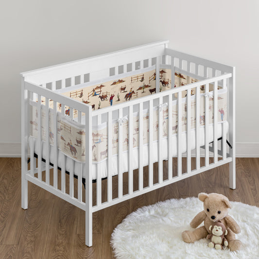 Wild West Cowboy Collection Sweet Jojo Designs + BreathableBaby Breathable Mesh Crib Liner