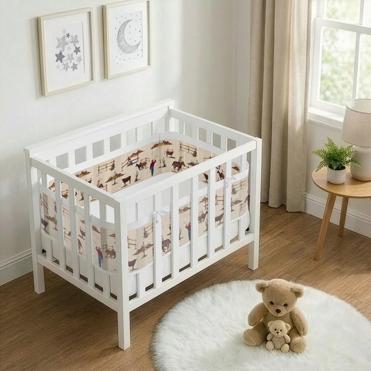 Wild West Cowboy Collection Sweet Jojo Designs + BreathableBaby Breathable Mini Mesh Crib Liner