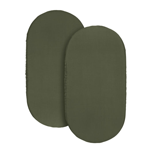 Woodland Camo Collection 2 Pack Baby Bassinet Fitted Sheets