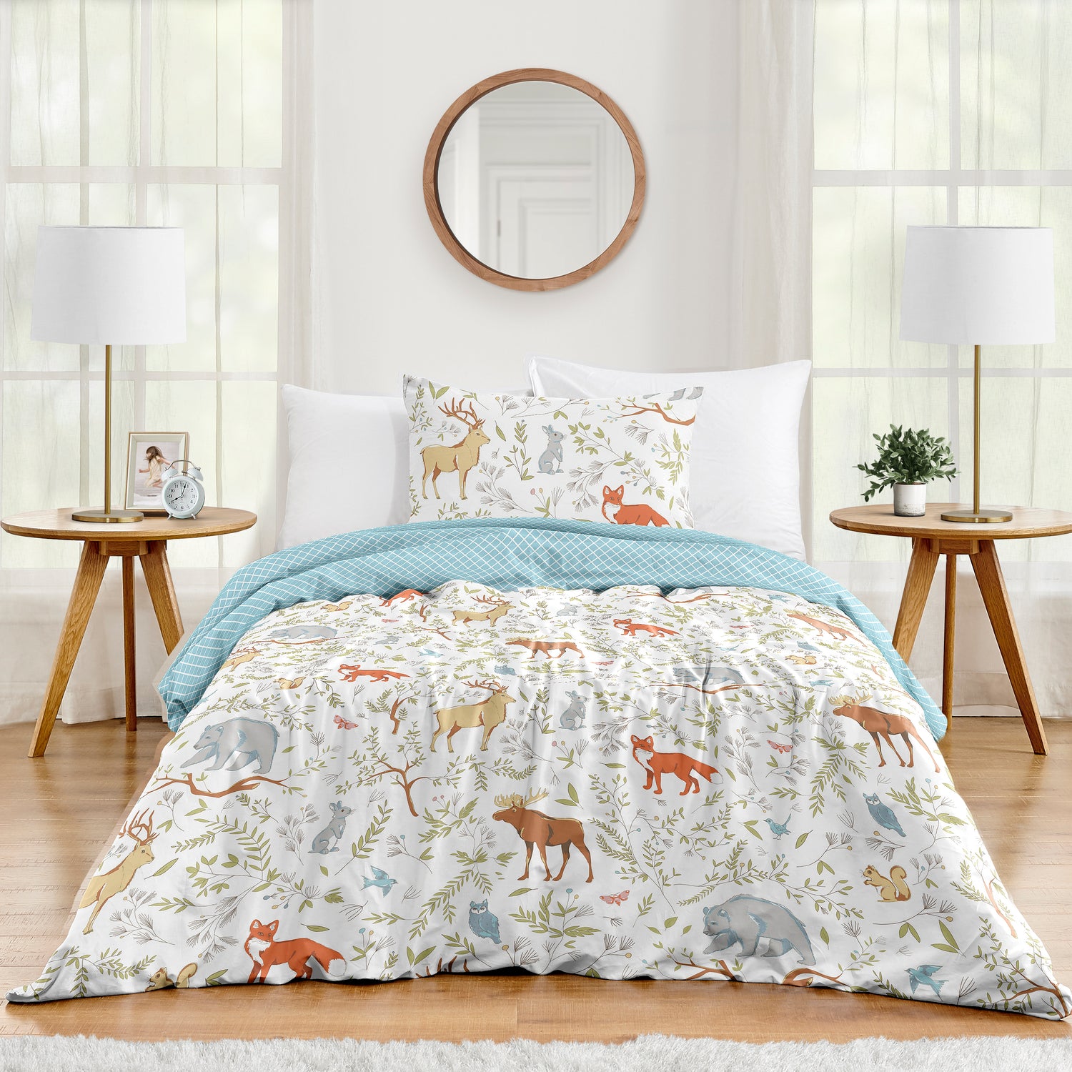 Woodland Toile Twin Bedding Collection