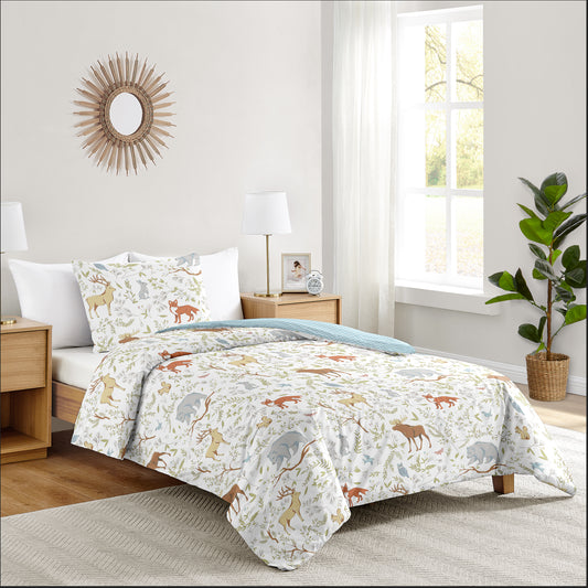Woodland Toile Twin Bedding Collection