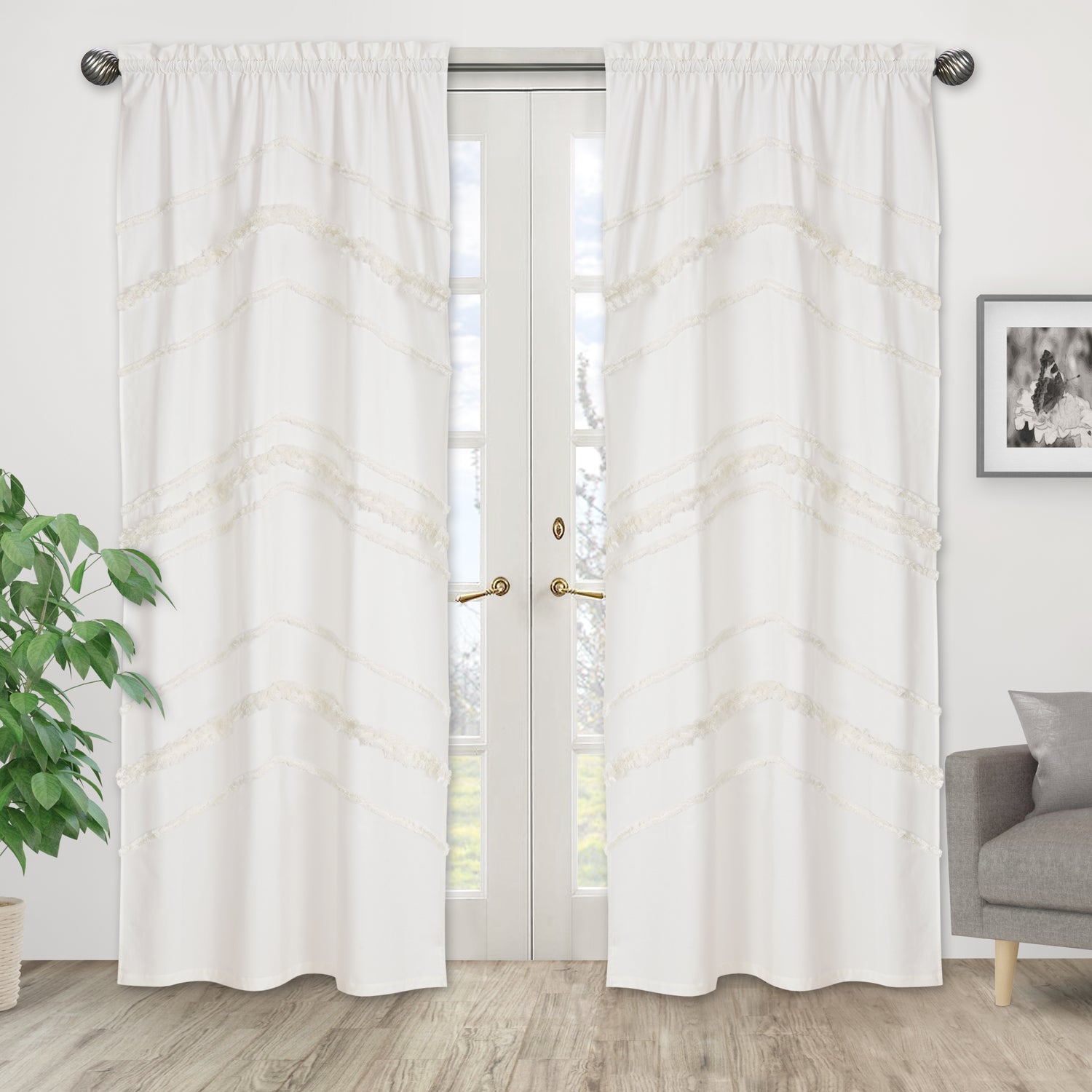 Boho Fringe Collection Window Panels - Set of 2
