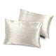 Cheetah Ivory and Gold Collection Decorative Satin Pillowcases - 2 Pack Set