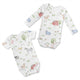 Farm Animals Collection 6-12M Baby Clothes Bodysuits - 2 Pack Set