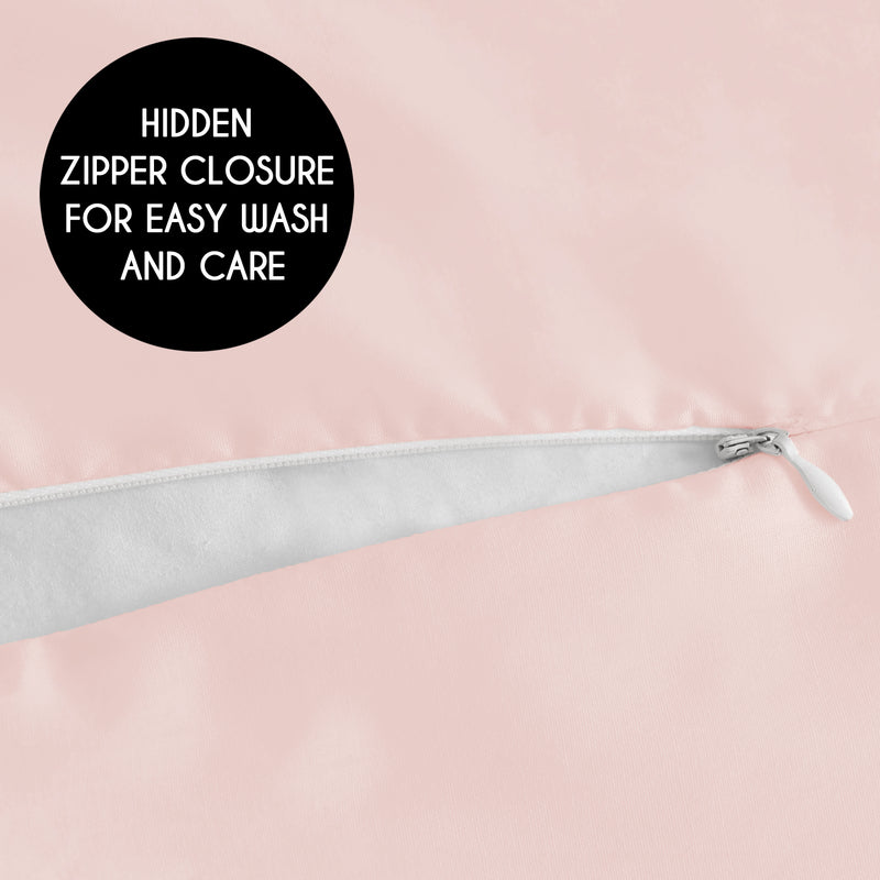 Harper Blush Pink Collection Full Length Body Pillow Cover