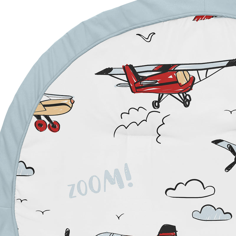 Airplane Red and Blue Collection Playmat