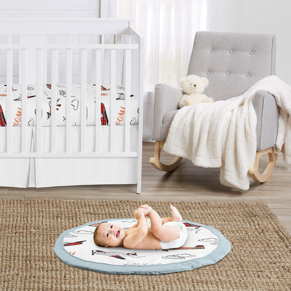 Airplane Red and Blue Collection Playmat alternate view