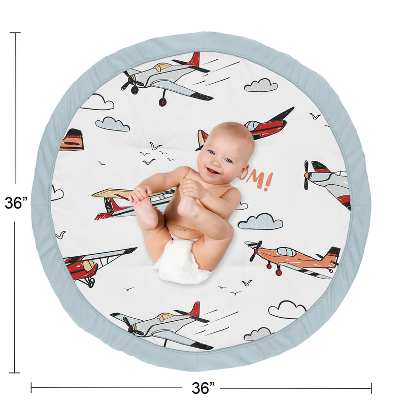 Airplane Red and Blue Collection Playmat