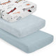 Airplane Red and Blue Collection 3 Pack Crib Sheets